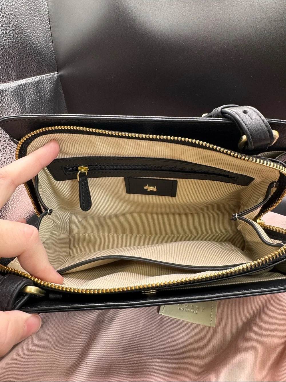 Radley London Liverpool St Crossbody Purse Black